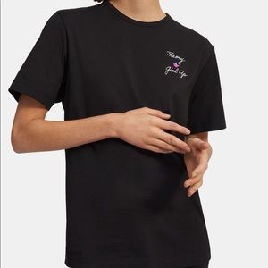 Theory x Girl up Pima Cotton t shirt xs